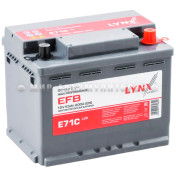 LYNXauto Е71C EFB L2R, 65 Ah о.п. ETN EFB 56550R