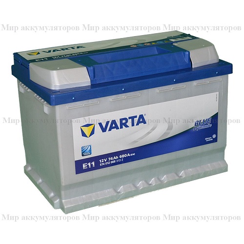VARTA Blue Dynamic 74 а/ч (обр.пол.) (574 012 068)