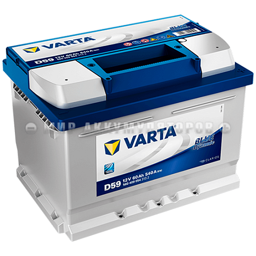 VARTA Blue Dynamic 60 а/ч (обр.пол.) (560 409 054) низкий VARTA Blue Dynamic 60 а/ч (обр.пол.) (560 409 054) низкий