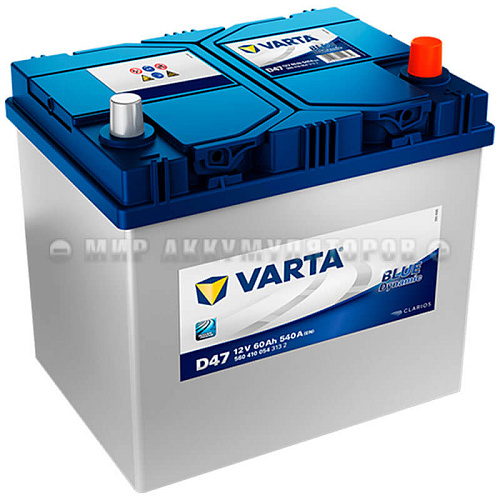 VARTA Blue Dynamic 60 а/ч (обр.пол.) (560 410) Asia (толс.кл.) VARTA Blue Dynamic 60 а/ч (обр.пол.) (560 410) Asia (толс.кл.)