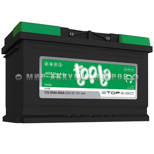 TOPLA AGM 80 о. п. L4 TAG80 (114080) TOPLA AGM 80 о. п. L4 TAG80 (114080)