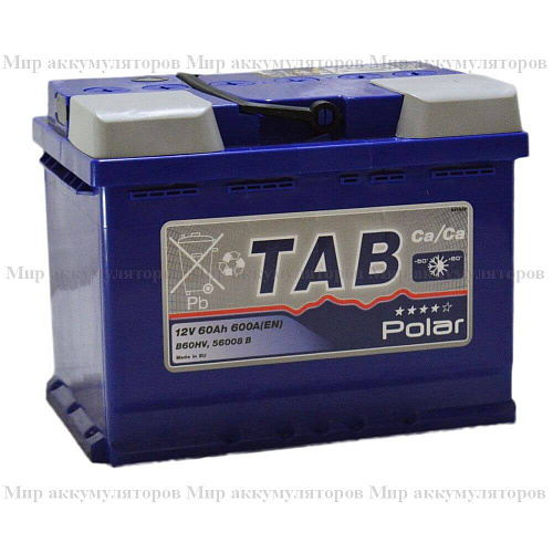TAB POLAR 6СТ-60 пп TAB POLAR 6СТ-60 пп