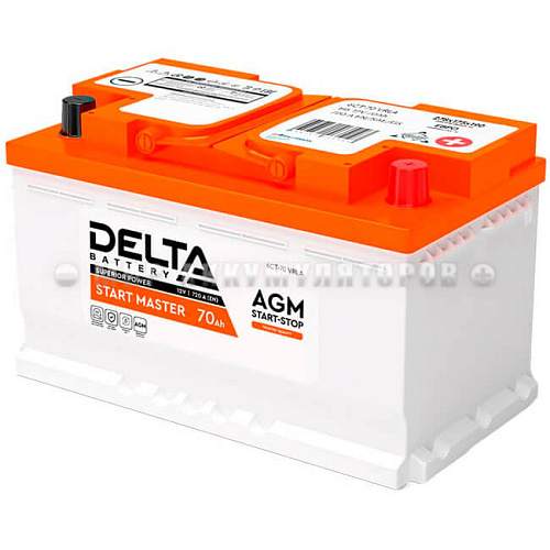 DELTA START MASTER 6CT-70 о.п. AGM (L3/720EN)