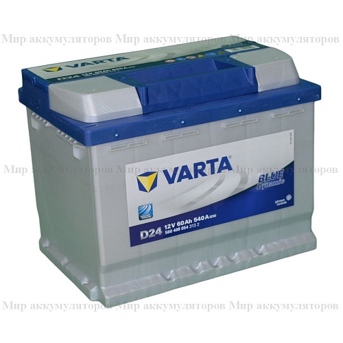 VARTA Blue Dynamic 60 а/ч (обр.пол.) (560 408 054) 
